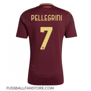 AS Roma Lorenzo Pellegrini #7 Replik Heimtrikot 2024-25 Kurzarm